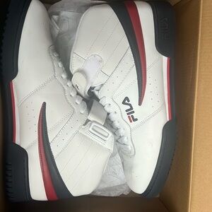 Fila hightop leather sneakers